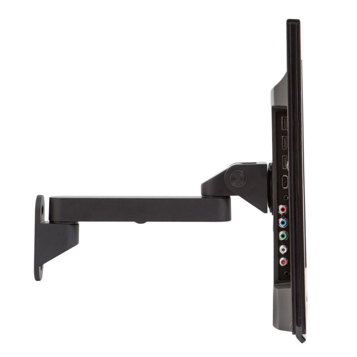 9110-HD-8.5 - Monitor Arm Wall Mount Extended, Black Finish