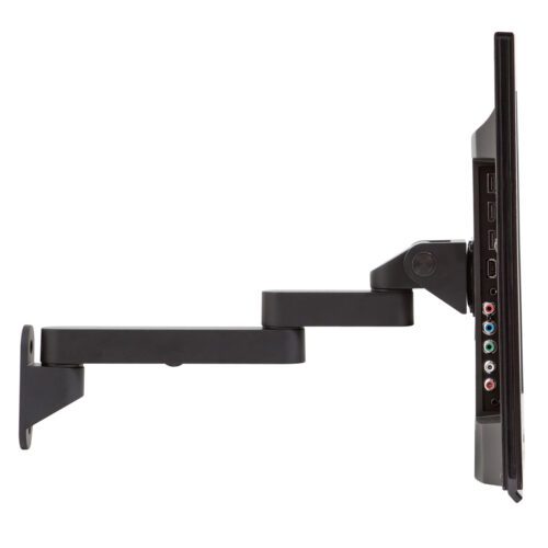 9110-HD-8.5-4 - Monitor Arm Wall Mount Extended, Black Finish